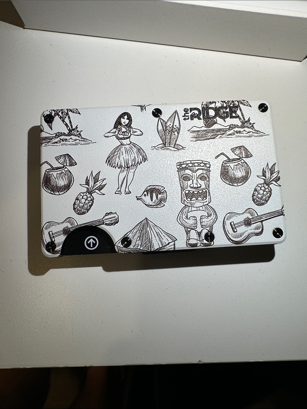 The Ridge Wallet — Carry Less, Live More. Aluminum Tiki with money clip